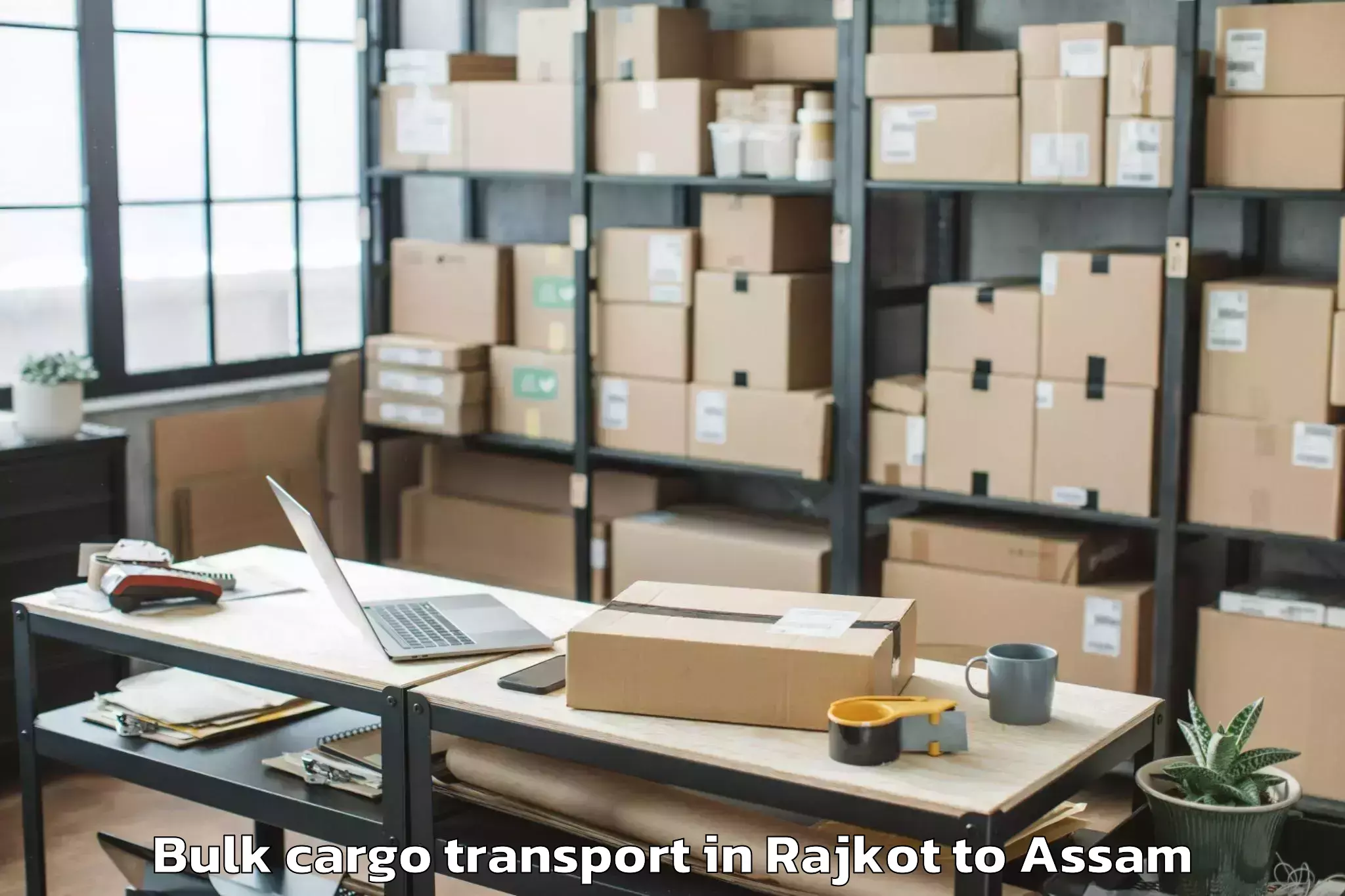 Professional Rajkot to Barpeta Road Bulk Cargo Transport